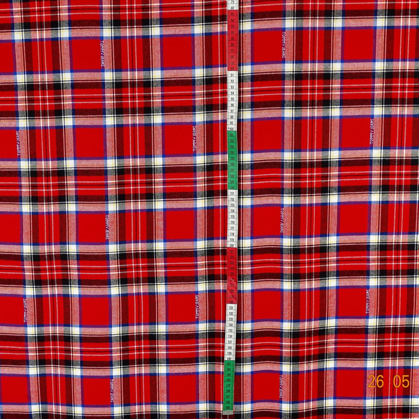 Jeans geweven ruit G-010