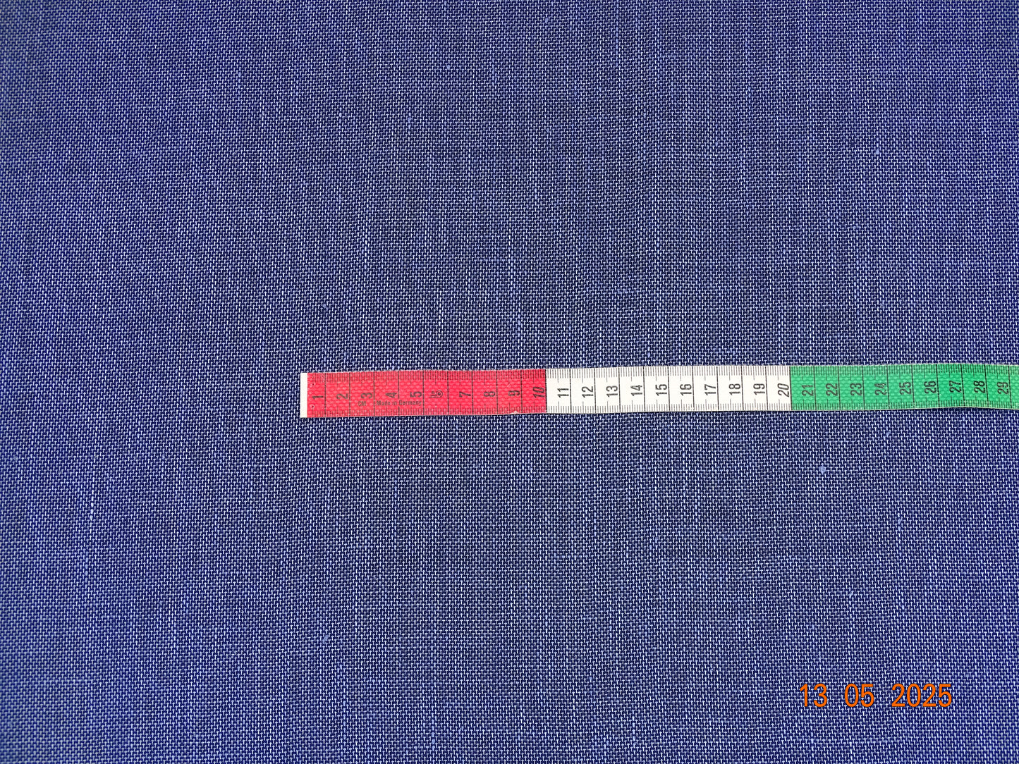 Jeans blau Dela Wave Leinen meliert C-004
