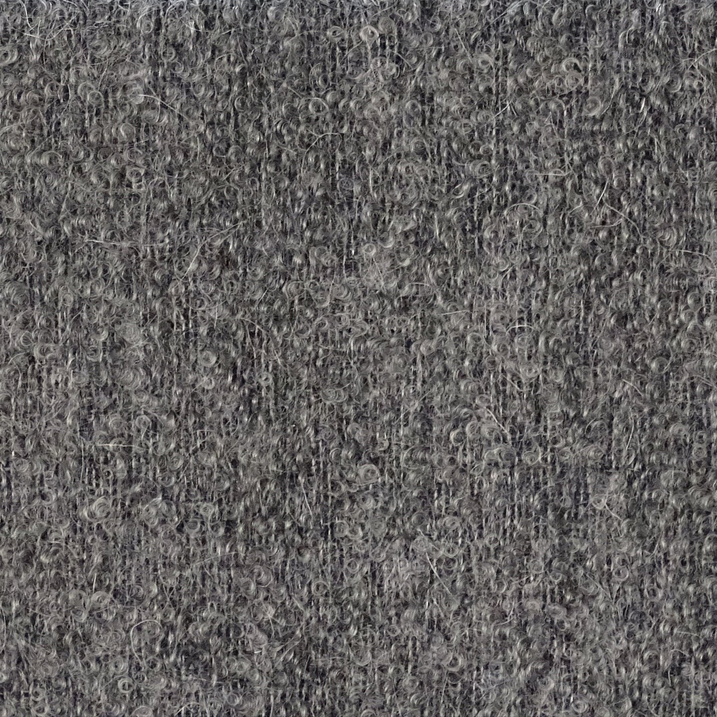 Boucle wol grijs H-010