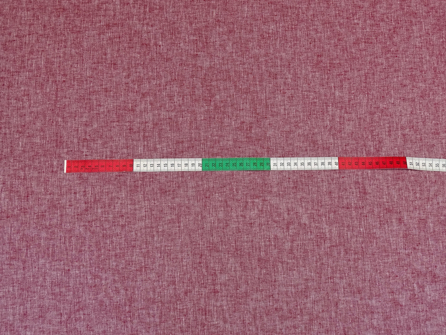 Ochsenblutrotes Leinen gemischt C-010
