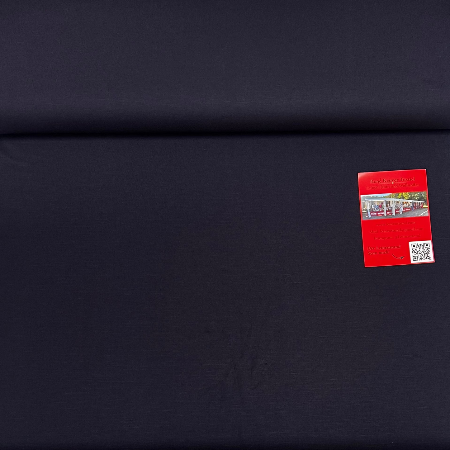 Marineblaues Leinen B-034
