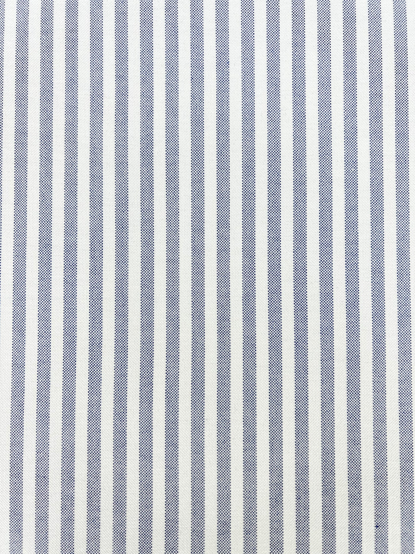 Denim woven light blue/white stripe G-013