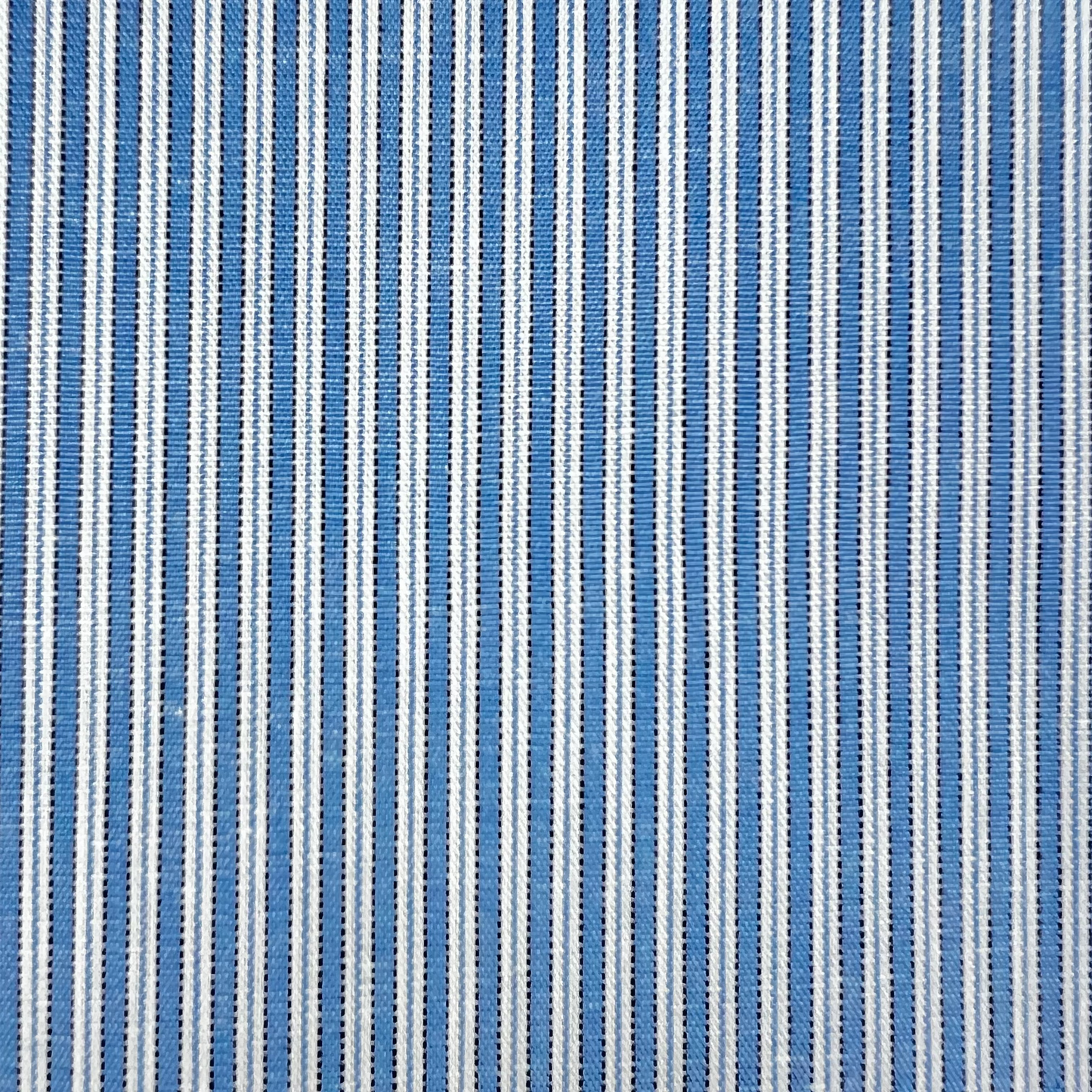 Fine woven denim blue stripe G-014