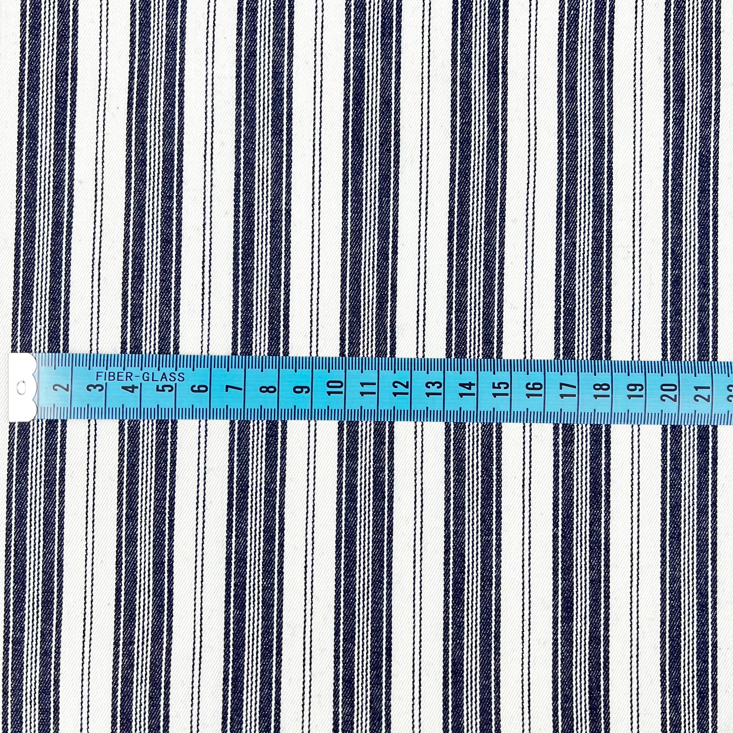 Jeans coarse stripe dark blue G-012