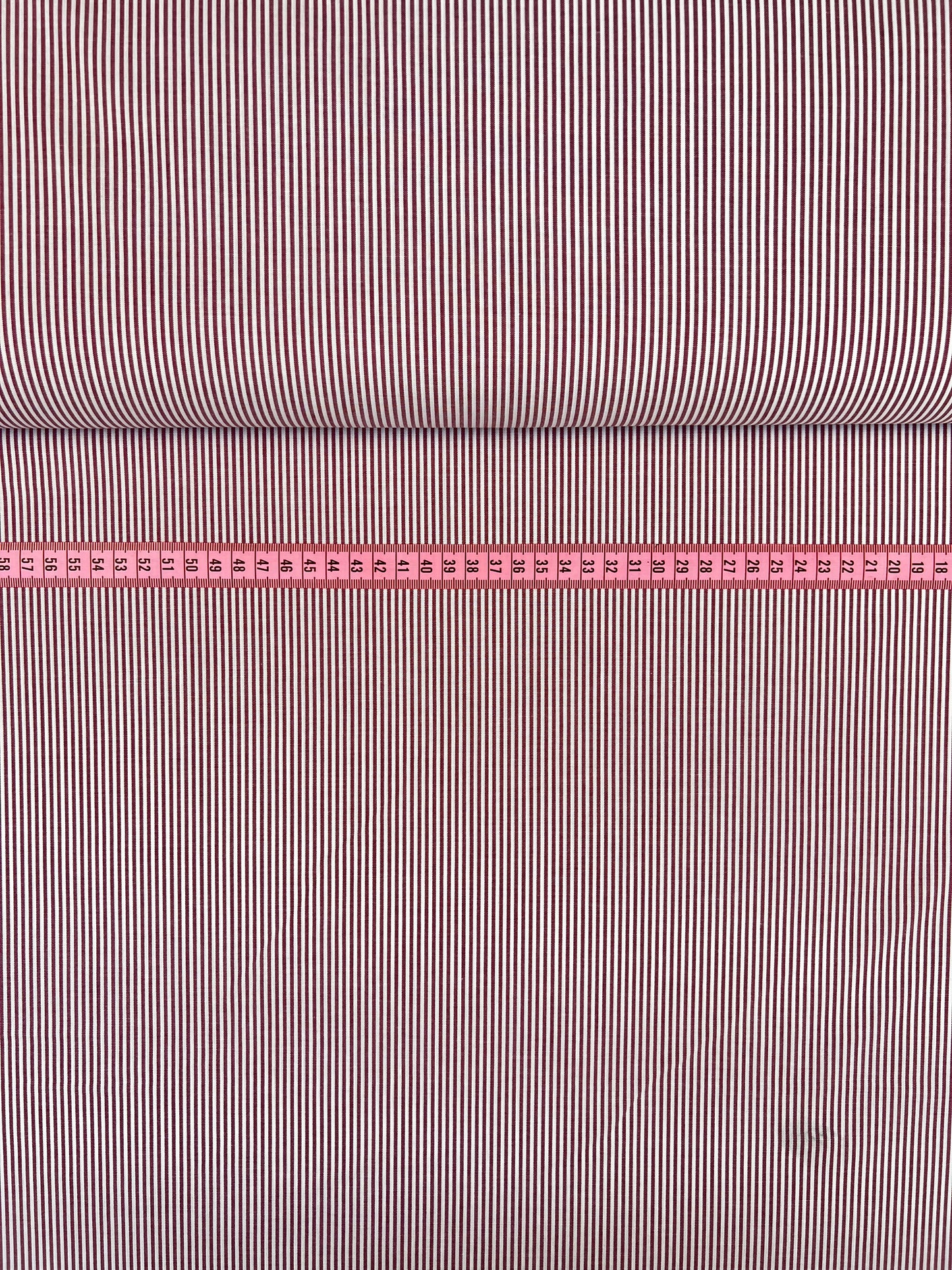 Egyptian cotton classic stripe oxblood red N-008