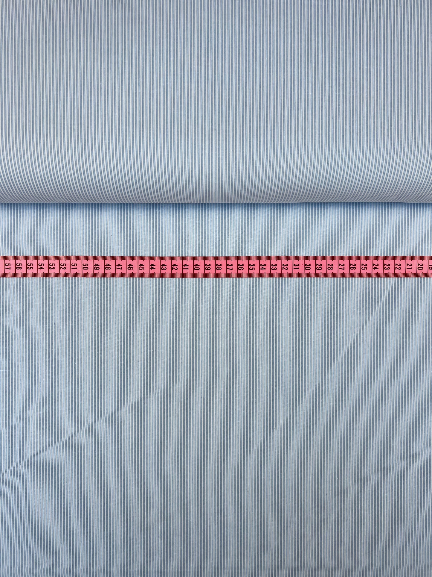 Egyptian cotton classic double fine striped blue N-009