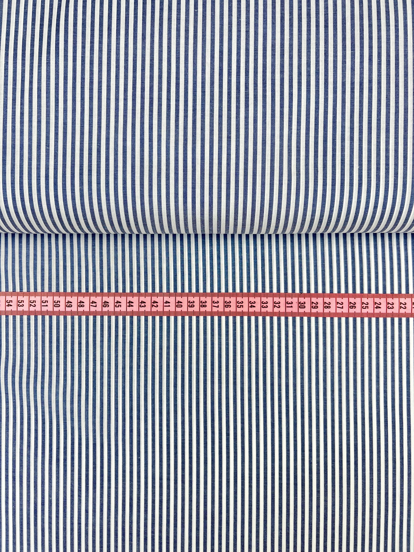 Ägyptische Baumwolle klassische Streifen blau N-010