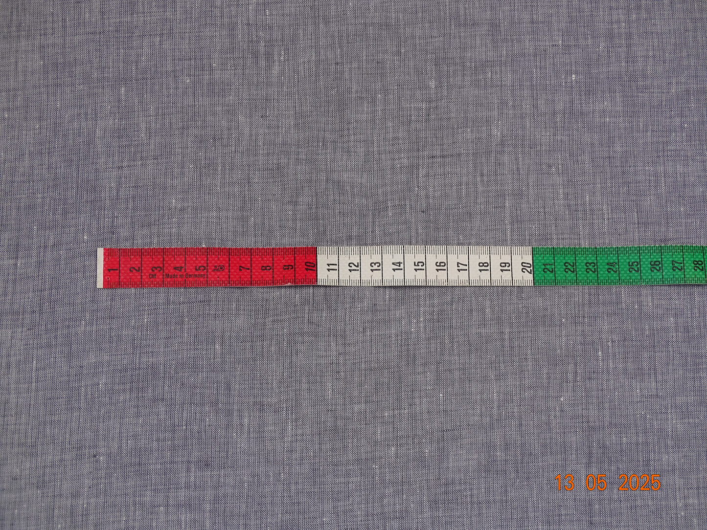 Graues Leinen meliert C-009