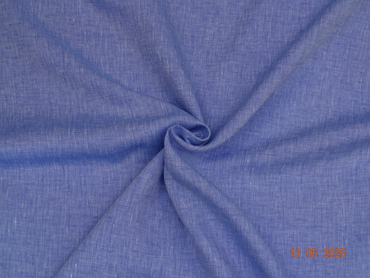 Himmelblaues Leinen meliert C-005