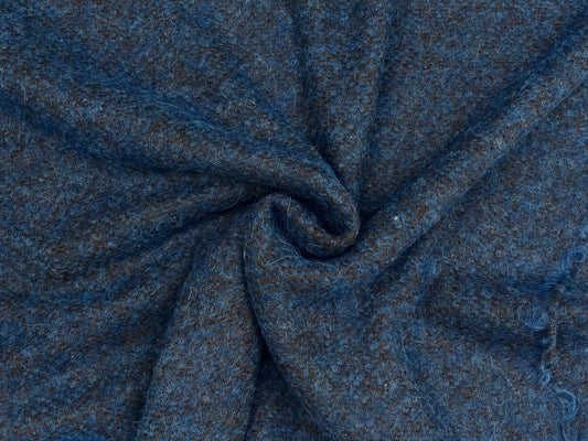Alpakawolle blau Walknochen H-002