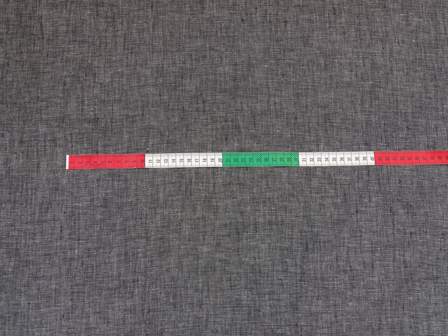Grau/schwarzes Leinen meliert C-011