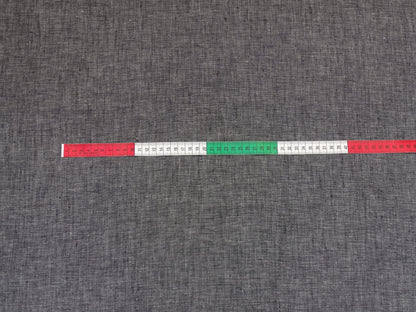 Grau/schwarzes Leinen meliert C-011