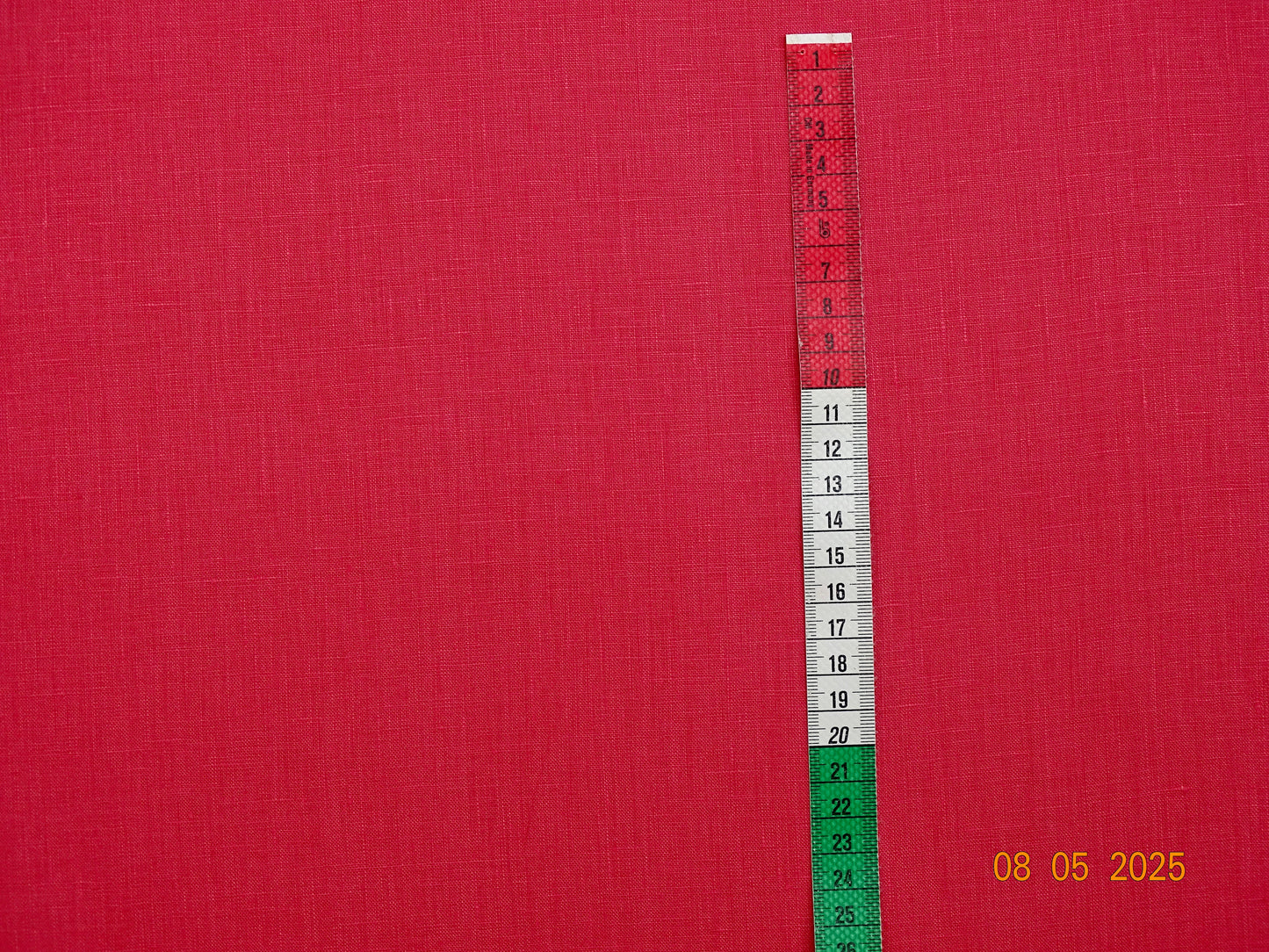 Herz rotes Leinen B-008