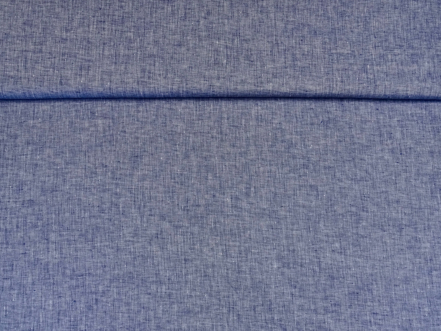 Marineblaues Leinen meliert C-012