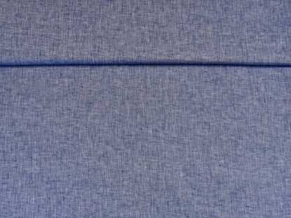 Marineblaues Leinen meliert C-012