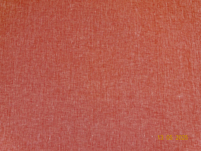 koralle orange Leinen meliert C-008