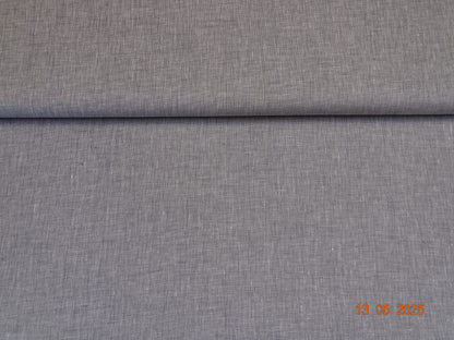 Graues Leinen meliert C-009