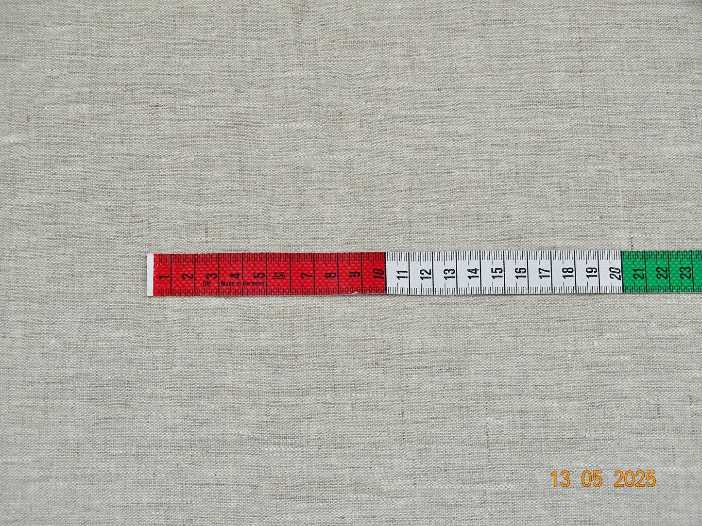 Halbgraues gewaschenes Leinen D-002