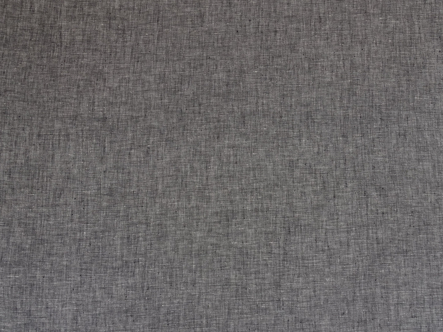 Grau/schwarzes Leinen meliert C-011