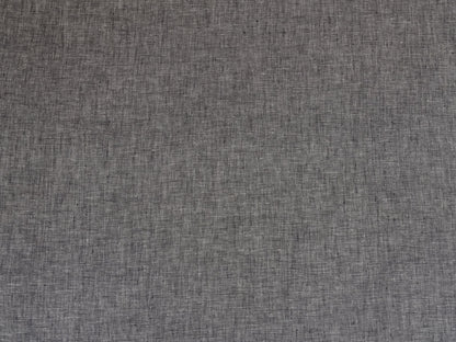 Grau/schwarzes Leinen meliert C-011