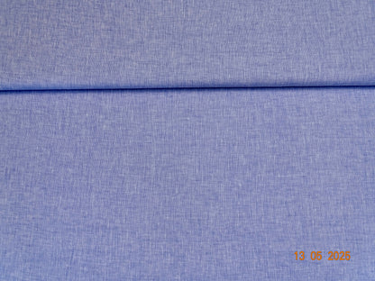 Himmelblaues Leinen meliert C-005