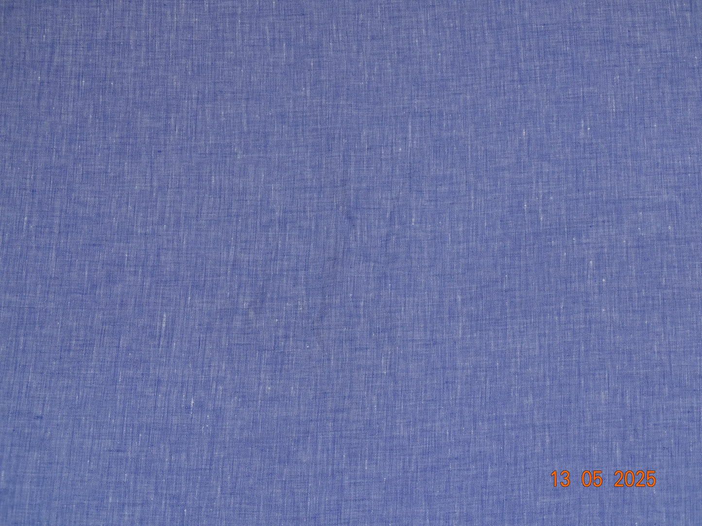 Himmelblaues Leinen meliert C-005