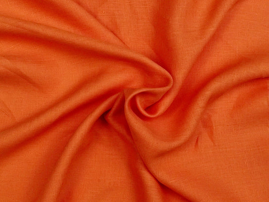 Orangefarbenes Leinen B-013