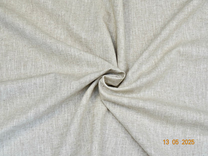 Halbgraues, natürliches, dünnes, halbgebleichtes Leinen B-017
