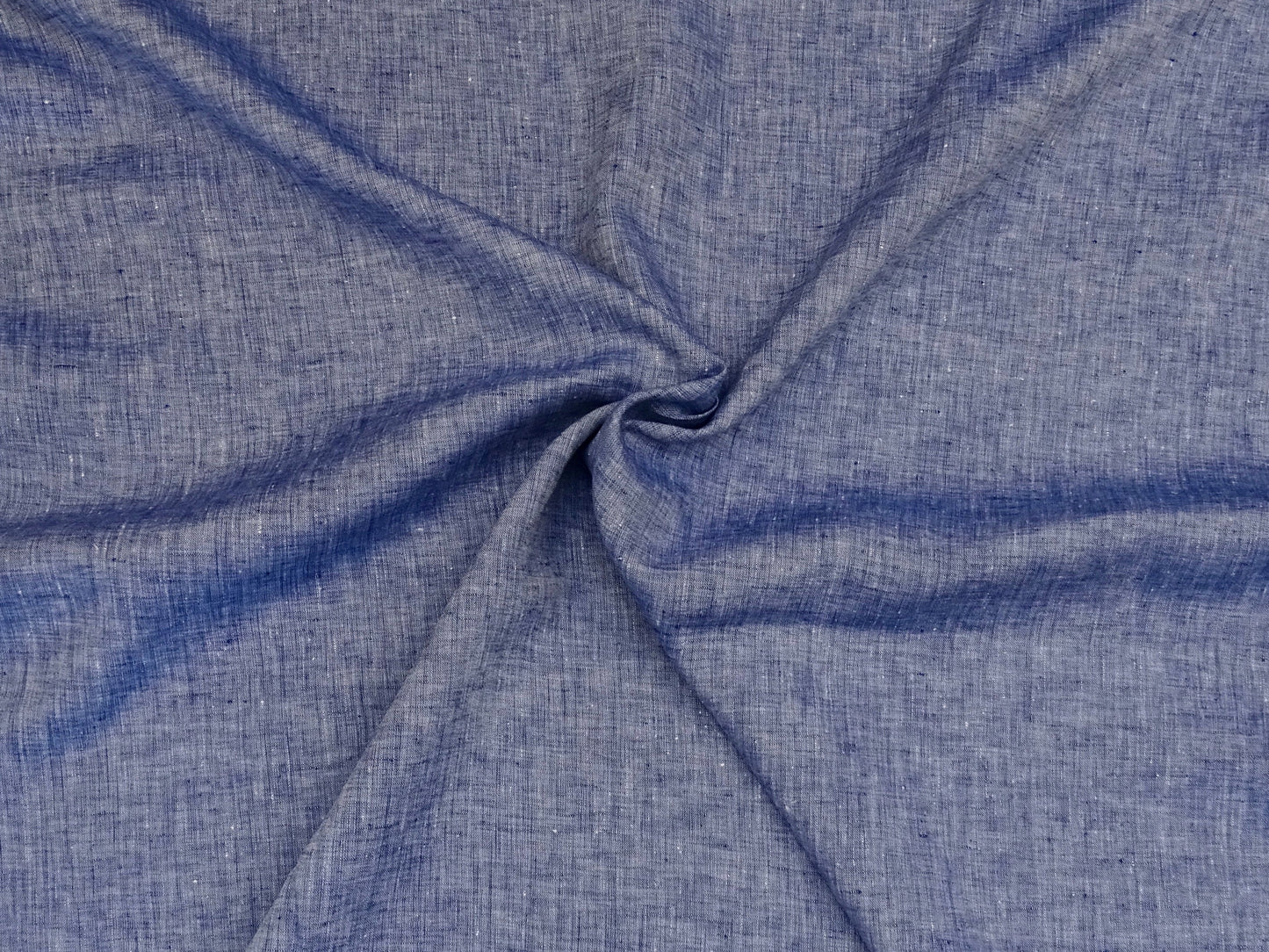 Marineblaues Leinen meliert C-012
