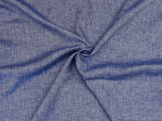 Marineblaues Leinen meliert C-012