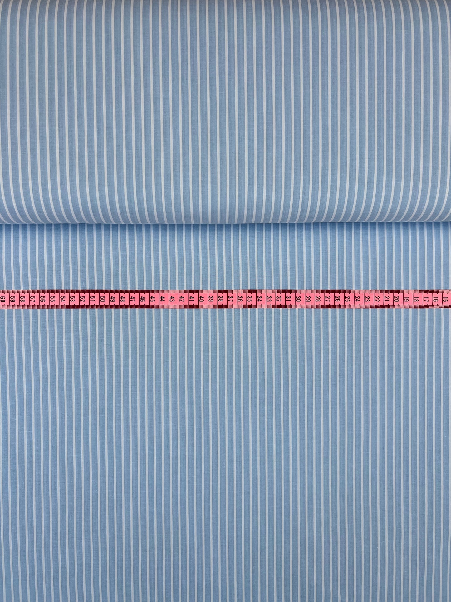 Egyptische katoen klassieke blauw/wit steep N-003