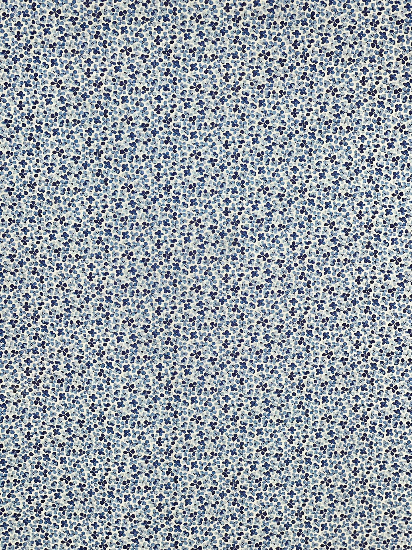 Baumwollblume fein blau I-007