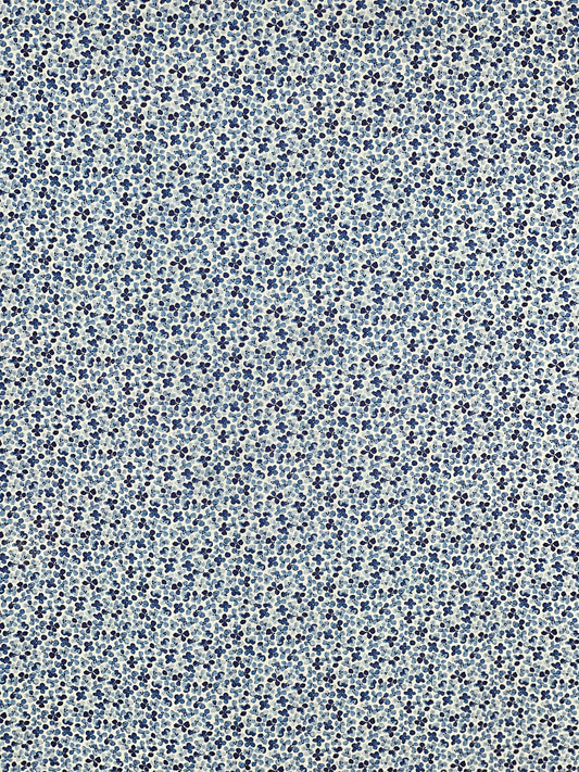 Baumwollblume fein blau I-007