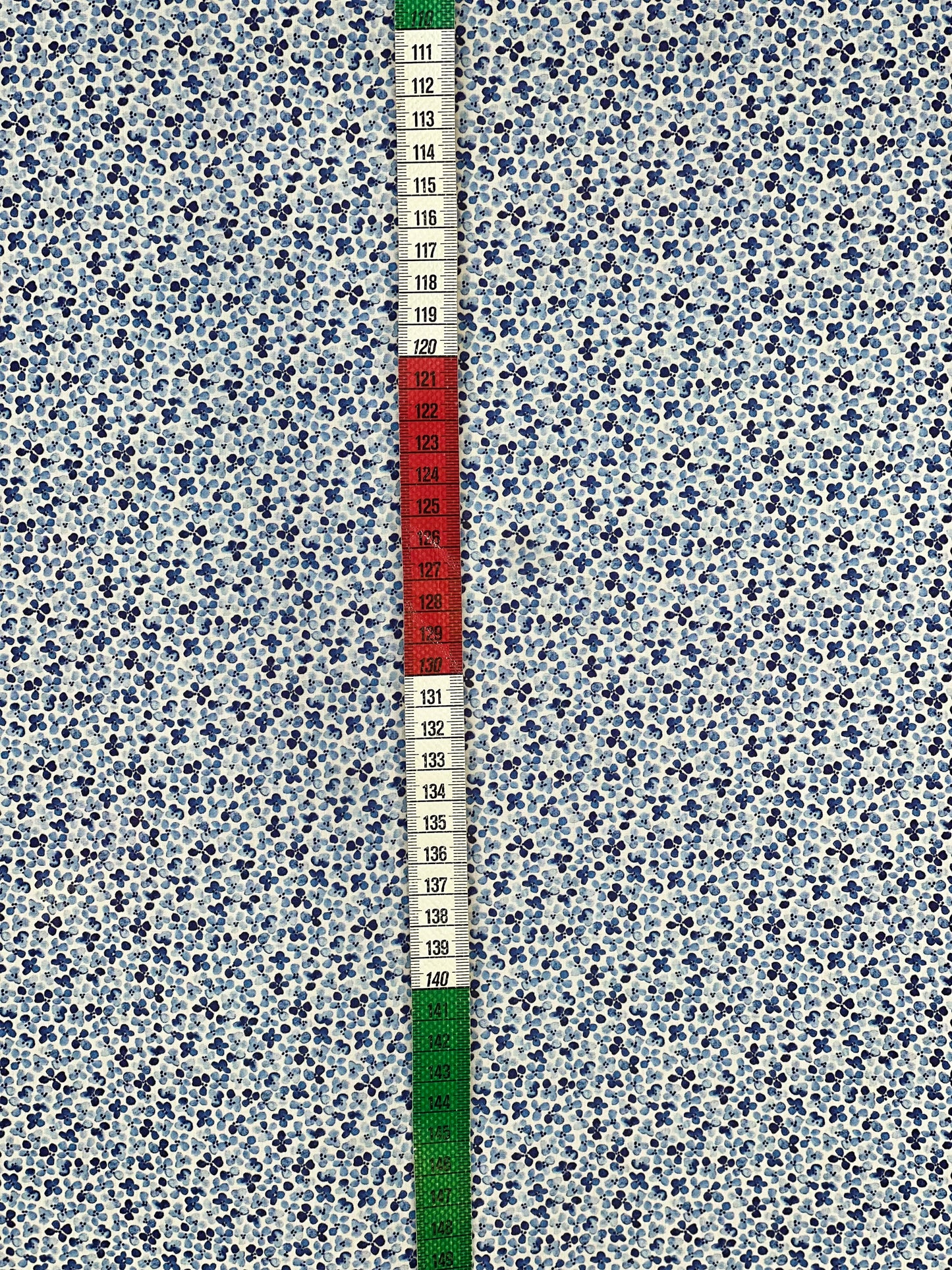 Baumwollblume fein blau I-007